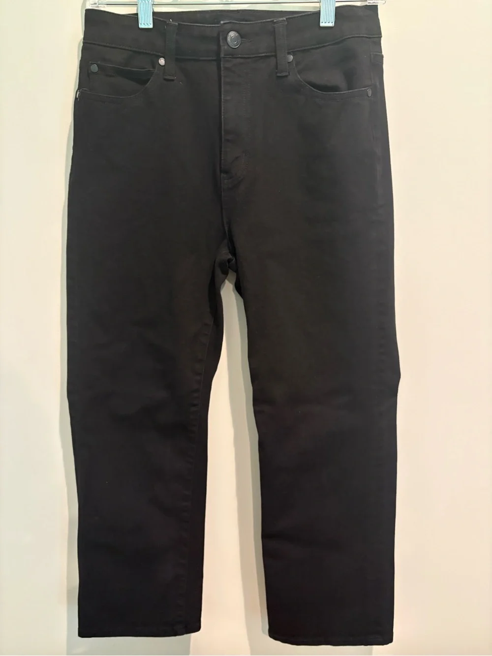 Quince Women’s Size 28 Black Straight Leg Pants – Stretch Denim